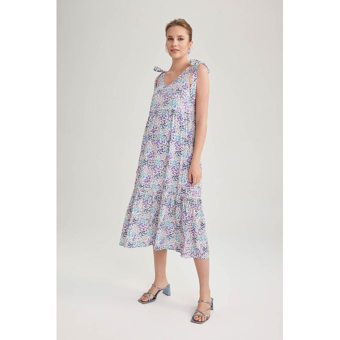 Defacto Woman Regular Fit Sleeveless Maternity Dress.