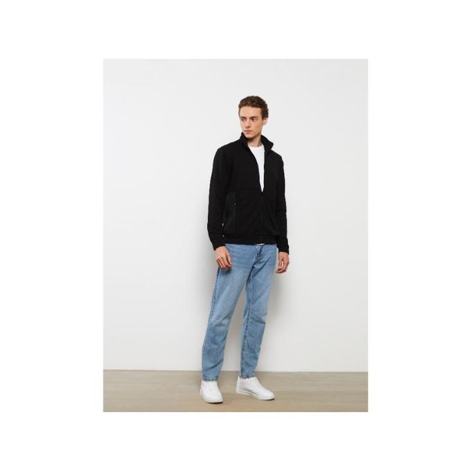 LC Waikiki Standard Fit Stand Up Collar Men's Sports Cardigan