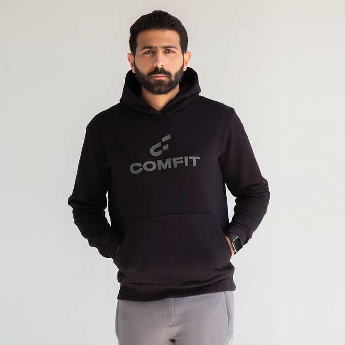 Comfit BLACK HOODIE UNI SEX - BLACK