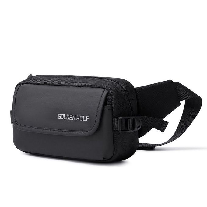 Golden Wolf Y00028 Nylon Unisex Casual Fashion Waist Chest Crossbody Shoulder Bag