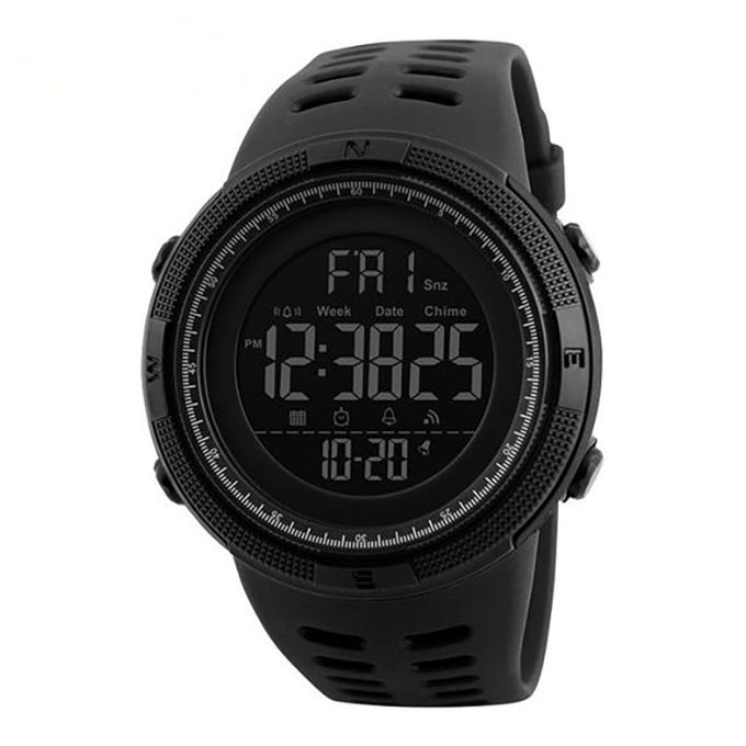 Skmei Watch Quartz Waterproof Wristwatches 1251 Black