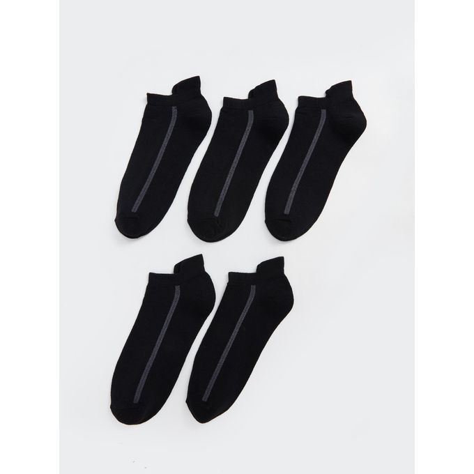 LC Waikiki Striped Men's Booties Socks 5 Pack