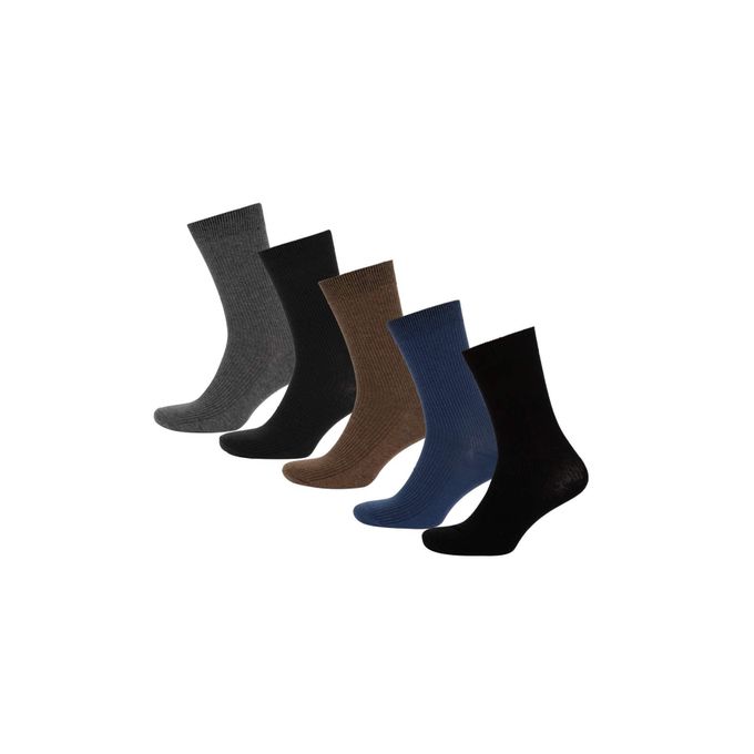 Defacto Boy Comfort Elastic 5 Piece Cotton Long Socks