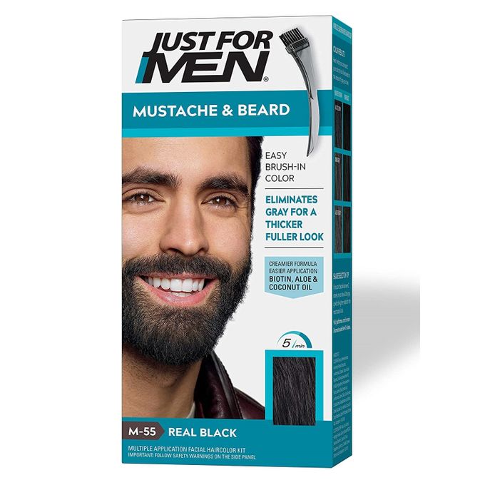 Just For Men Real Black M-55 Colour For Mustach And Beard