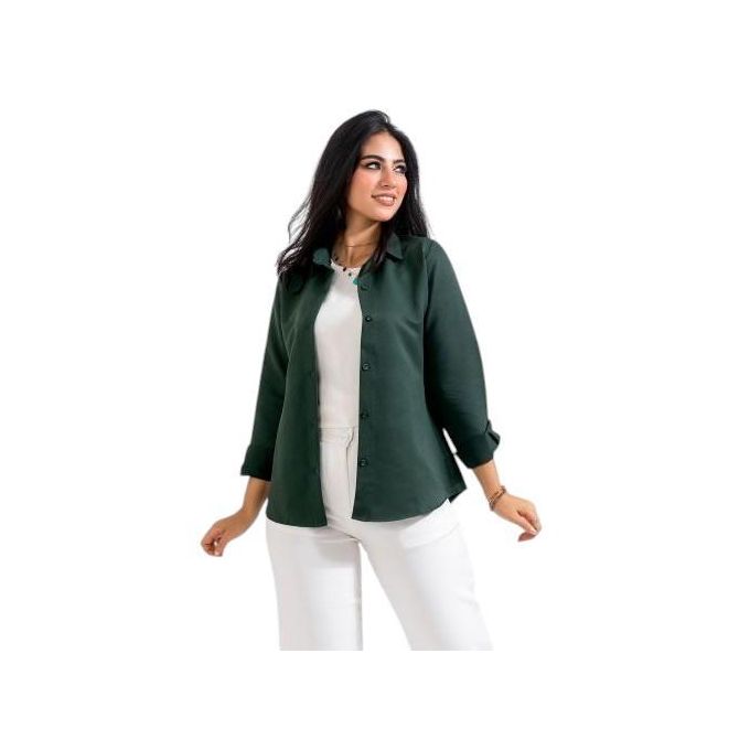 Jovly Classic Chemise - Beetle Green