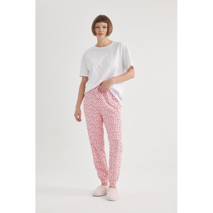 Defacto Woman Regular Fit Homewear Knitted Bottoms..