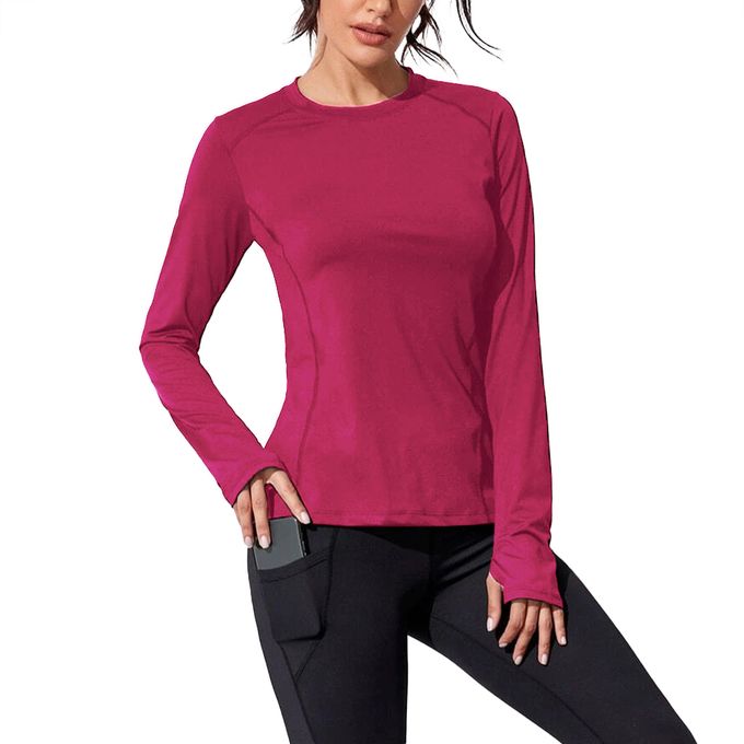 Nileton Sportswear - Sport Top Long Sleeves – Fuchsia