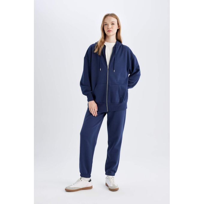 Defacto Standard Fit Flexible Banded Leg Thick Basic Jogger Sweatpants