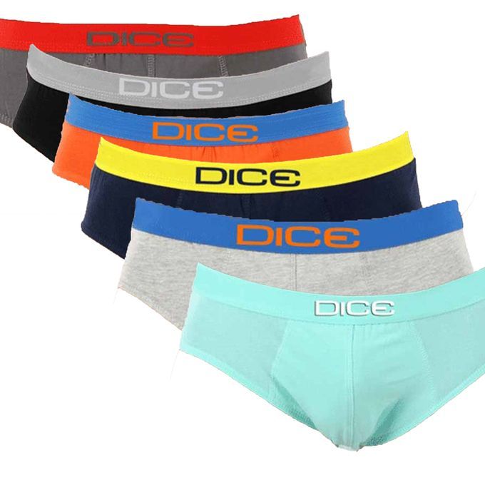 Dice Set Of (6) Brief - For Men