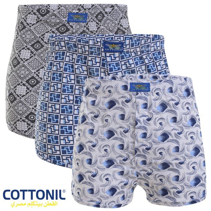 Cottonil - Set Of (3) Printed Boxer