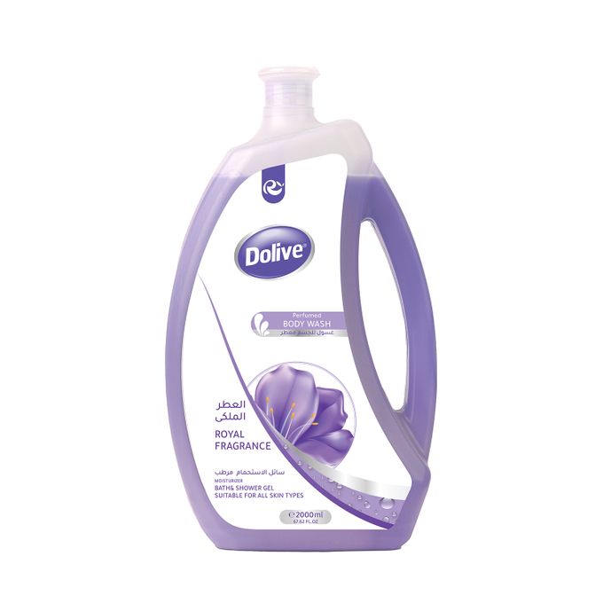 Dolive Shower Gel, Body Wash, 2000 Ml, Royal Fragrance