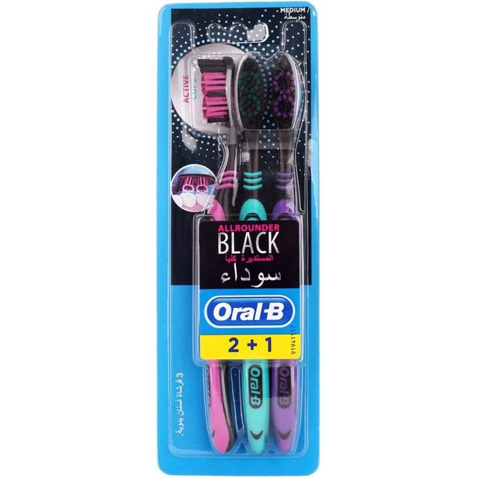 Oral B Surrounding Clean 40 Medium 3 Counts Multi Color