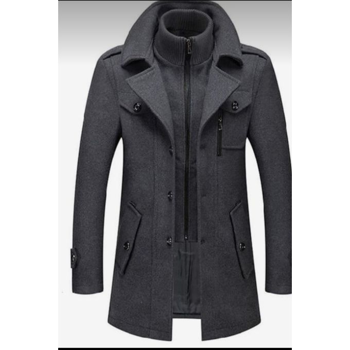A Very Chic Men's Jacket In Winter