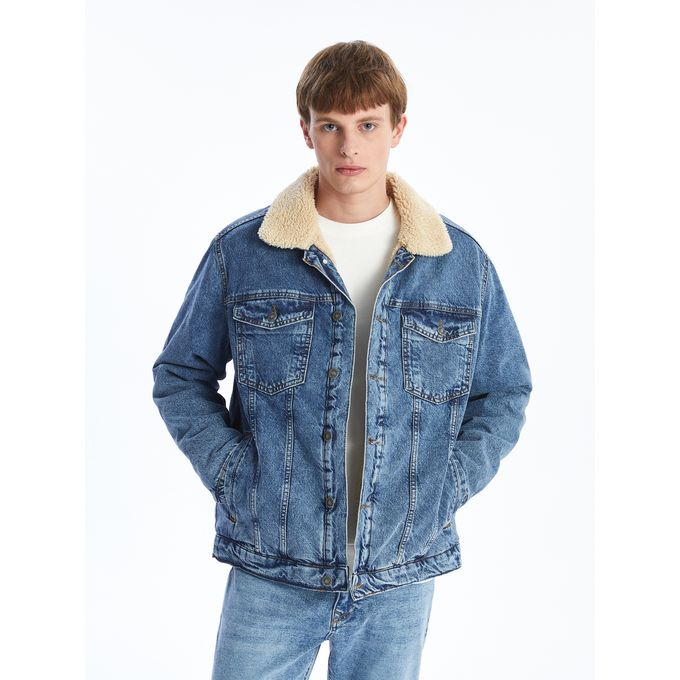 LC Waikiki Standard Fit Shirt Neck Men's Jean Coat