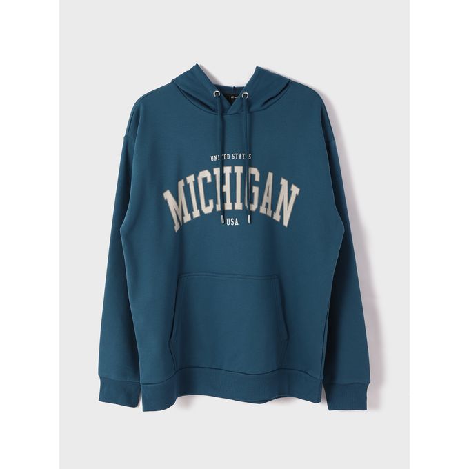LC Waikiki Hooded Long Sleeve Printed Men's Hoodie