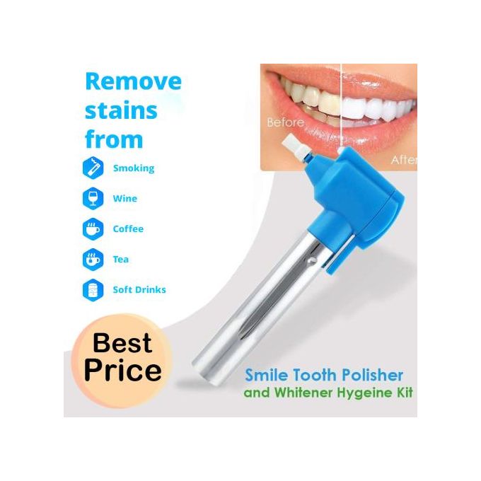 Tooth Polisher Whitener Stain Remover With Rubber Cups -1pcs