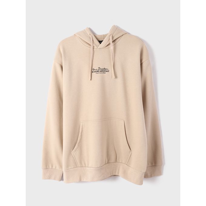 LC Waikiki Hoodie Printed Long Sleeve Men's Sweatshirt