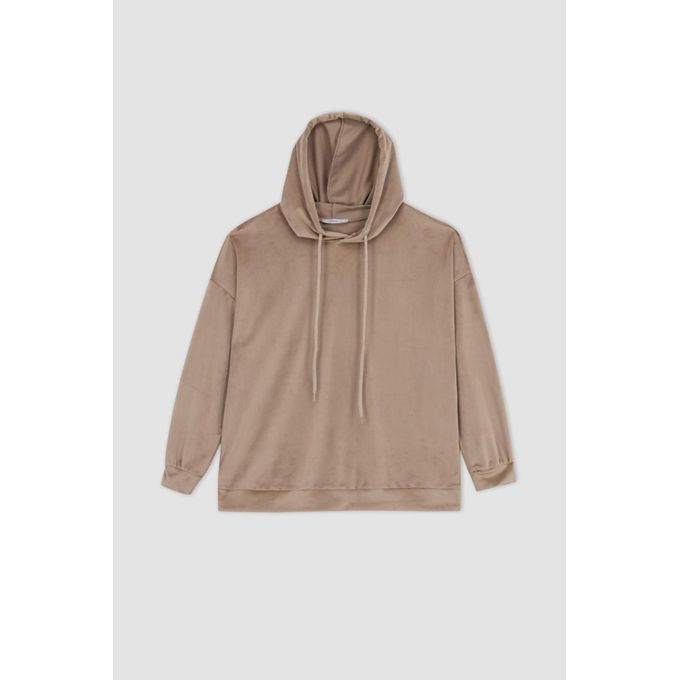 Defacto Velvet Maternity Sweatshirt