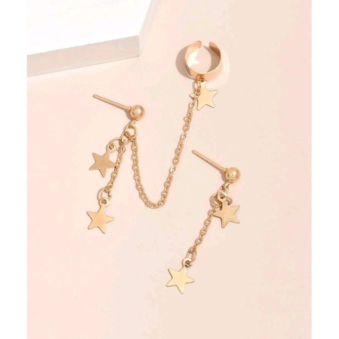 SHEIN 2pcs Star Drop Earrings Shein