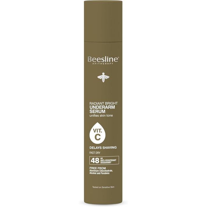 Beesline radiant bright under arm serum delays shaving 150ml