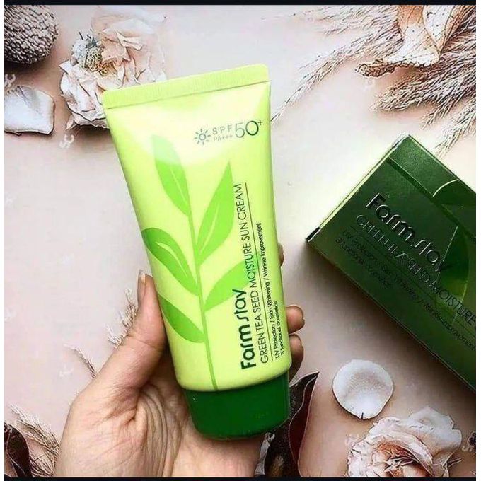 Farm Stay Green Tea Seed Moisture Sun Cream 70grams