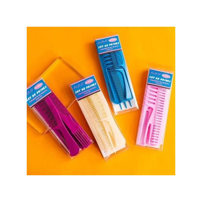A Set Of Combs Consisting Of 8 Pieces Of Different Shapes