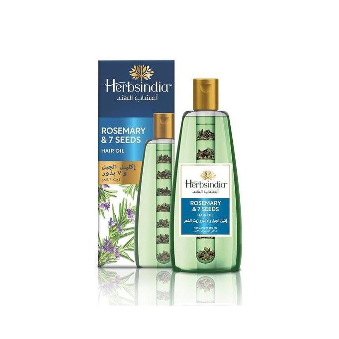 Herbs India Rosemary & 7 Seeds Hair Oil - 180 Ml