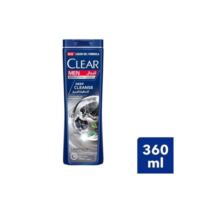 Clear Men's Anti Dandruff Shampoo Deep Cleanse 360ML