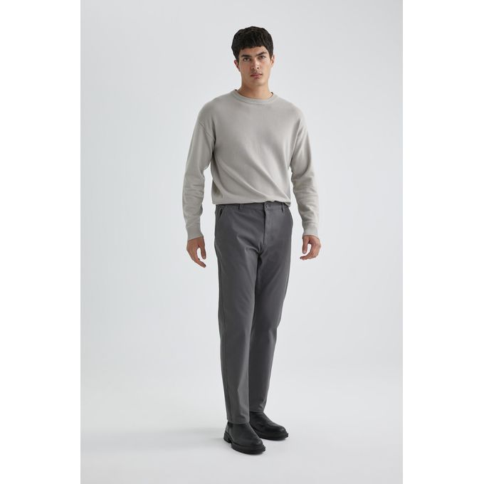 Defacto Man Regular Fit Chino Trousers.