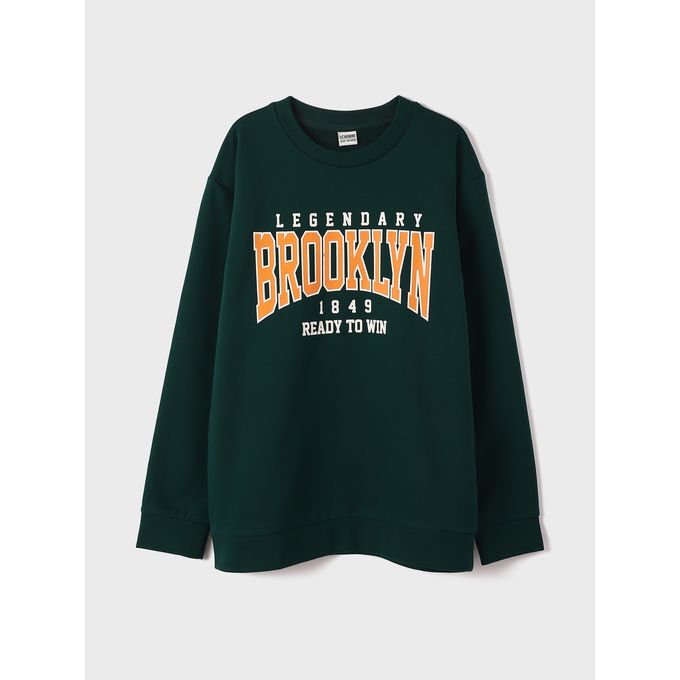 LC Waikiki Crew Neck Printed Long Sleeve Boy Sweatshirt