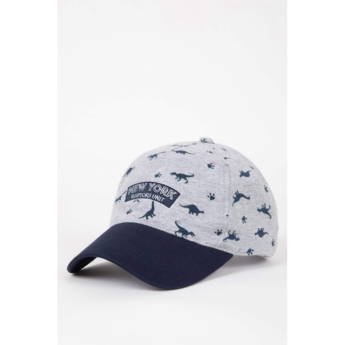 Defacto Boy Printed Cotton Baseball And Basketball Cap