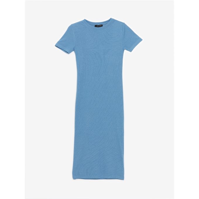 LC Waikiki Crew Neck Short Sleeve Woman Dress