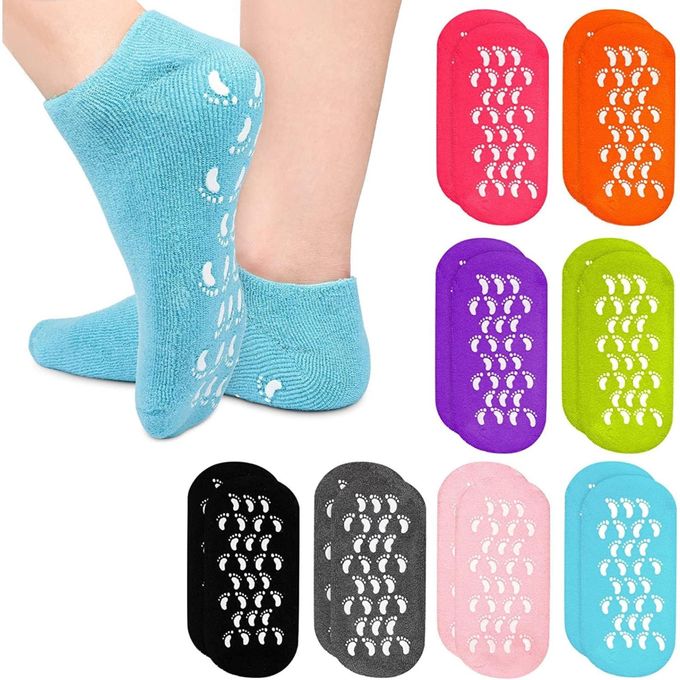 1 Pair Moisturizing Treatment Gel Spa Socks