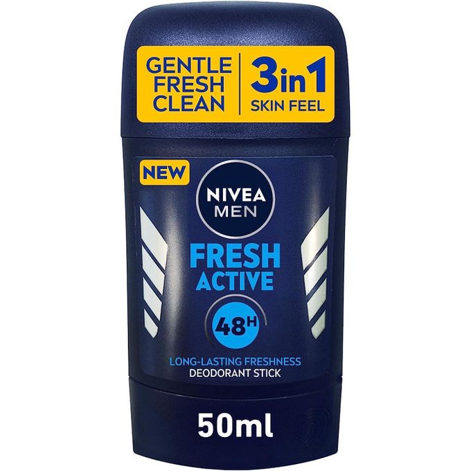 NIVEA MEN Antiperspirant Stick for Men 48h Protection Fresh Active Fresh Scent 50ml