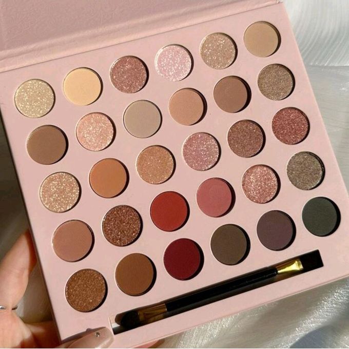 SHEIN 30-color Matte&Shimmer Eyeshadow Palette With Brush BEX-1111.