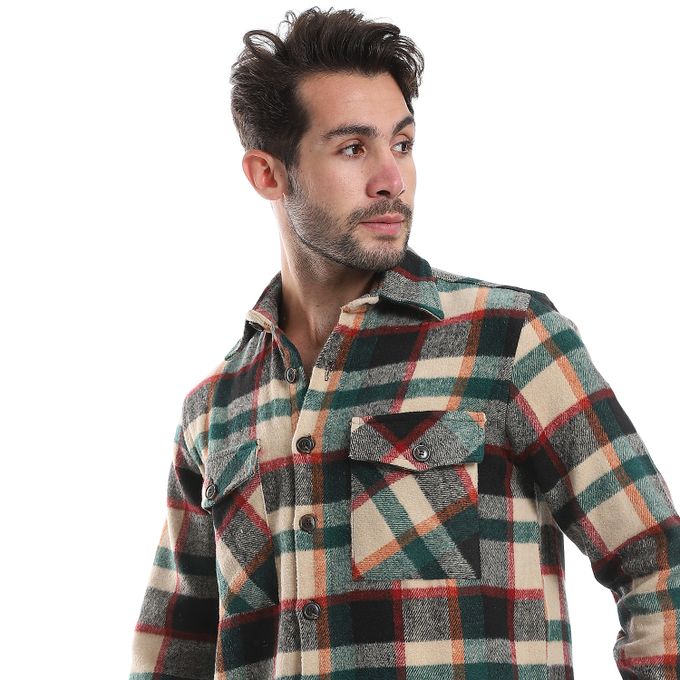 GATE Wool Shirt - Check - Winter