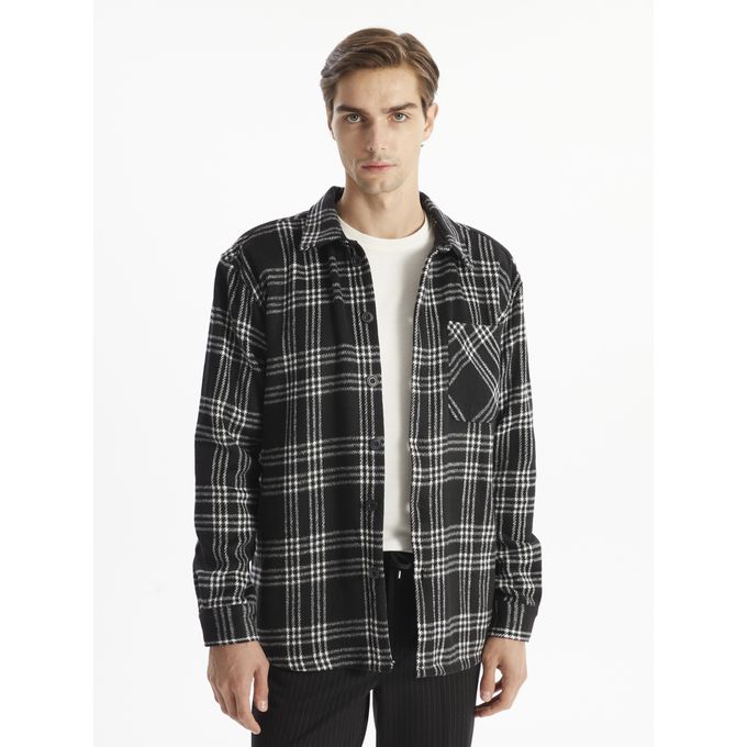 LC Waikiki Regular Fit Long Sleeve Plaid Men's Shirt