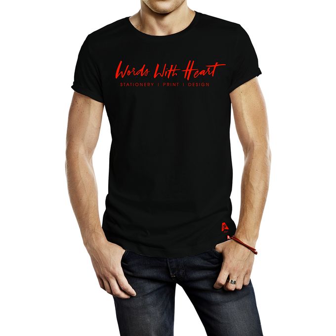 AKAI Printed Cotton T-Shirt First Rate For Men - Black