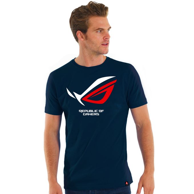 AKAI Gamers Cotton T-Shirt First Rate For Men - Dark Blue