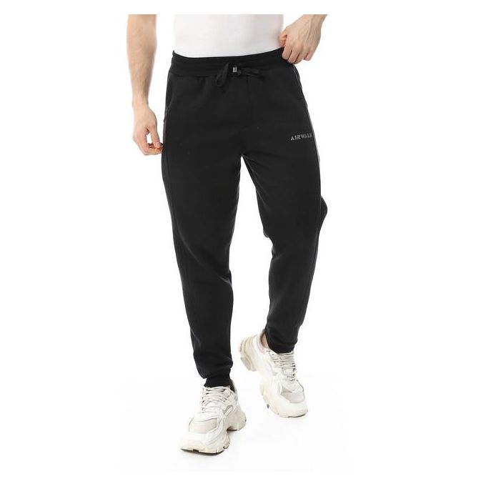 AIRWALK Elastic Ankle Black Active Trackpants