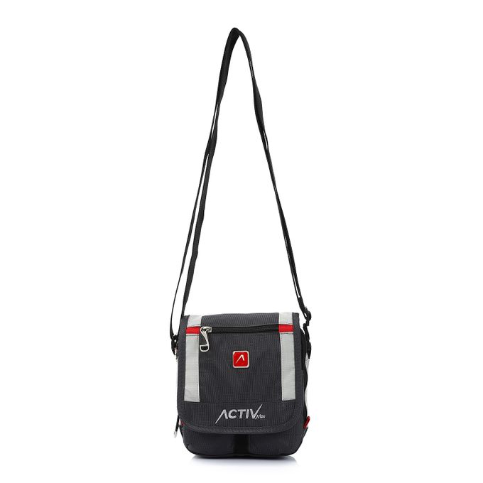 Activ Polyester Small Shoulder Bag - Shades of Grey