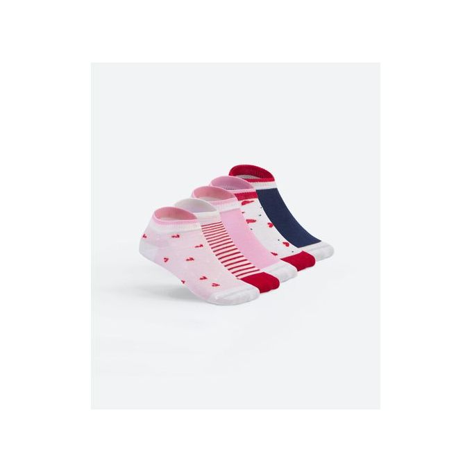 Solo Set Of (5) Ankle Socks - For Kids