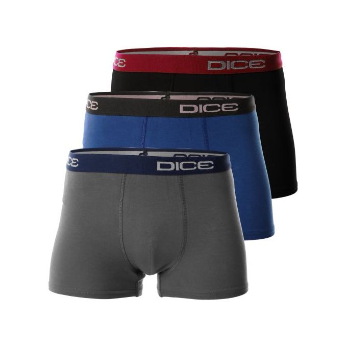 Dice - Set Of (3) Boxers - For Men And Boys