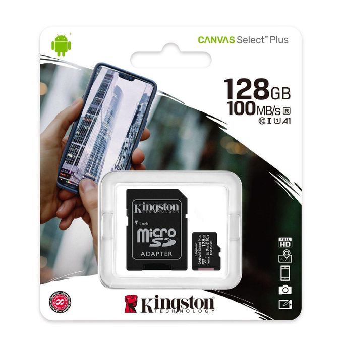 Kingston 128GB Class10 Canvas Select