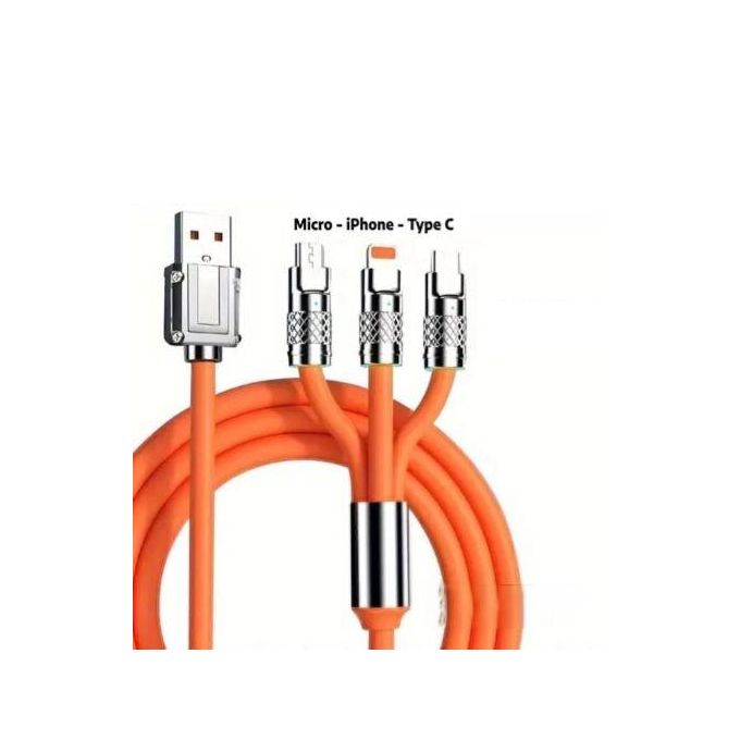 Charging Cable 3 In 1 Supports Fast Charging