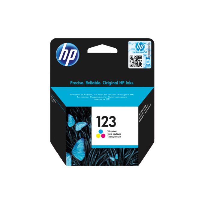 HP 123 Tri-color Original Ink Cartridge