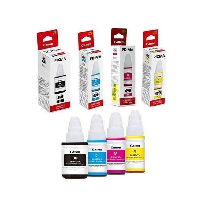 Canon PIXMA GI-490 Ink Bottles