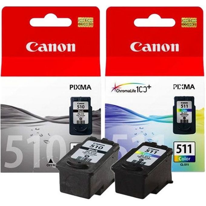 Canon 510 Black & 511 Color Cartridges