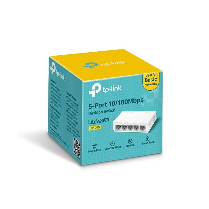 TP-Link LS1005 5-Port 10/100Mbps Desktop Switch
