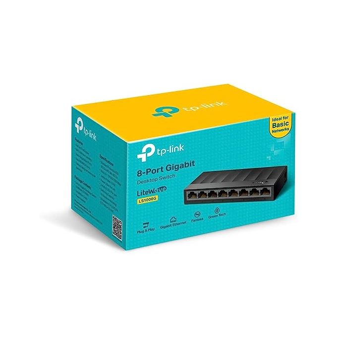 TP-Link LS1008G Desktop Switch, 8 Ports